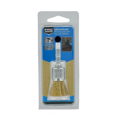 Brosse perceuse décapage pour le bois pinceau Mac Allister
