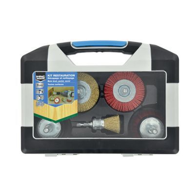 Brosse de rénovation pour le bois Mac Allister, 5 pièces