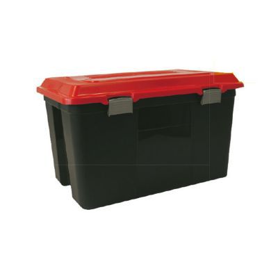 Malle de rangement noir et rouge Maleo 100L