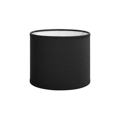 Abat jour cylindre Colours noir Ø16 cm