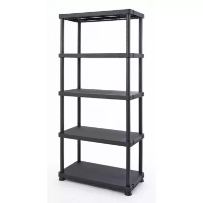 Etagère Teorem noire 90 x 187,5 cm