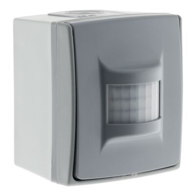 Interrupteur automatique étanche Diall Mastic Gris