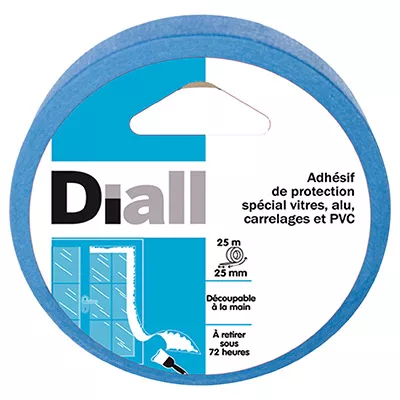 Adhésif toutes peintures vitres carrelages PVC 25 mm