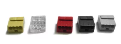 5 bornes de connexion pour fils rigides Diall