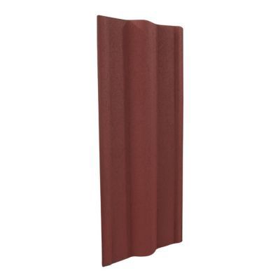 Faîtière Romane plaque ondulée bitumée Monarflex Monartoit rouge