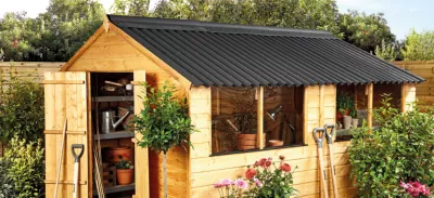 Tôle ondulée Easyfix noire 0,81 x 1m