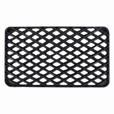 Grille paillasson extérieur en caoutchouc L.60 x l.40 cm