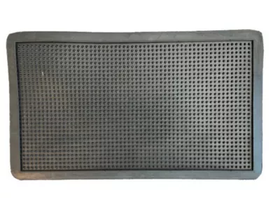 Tapis grattoir caoutchouc 60 x 40 cm noir