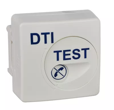 Boîtier de connexion RJ45 DTI ABB beige