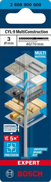 FORET MULTIMAT.CYL-9 3X40 BOSCH 2608900600