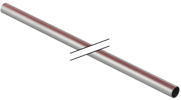 TUBE AC.INOX304 D76.1X1.5 GRD.B GEBERIT 39609