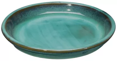 Soucoupe terre cuite vert d'eau ø17 cm