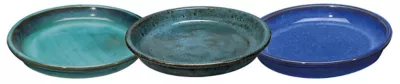 Soucoupe terre cuite bleu ø32 cm Deroma
