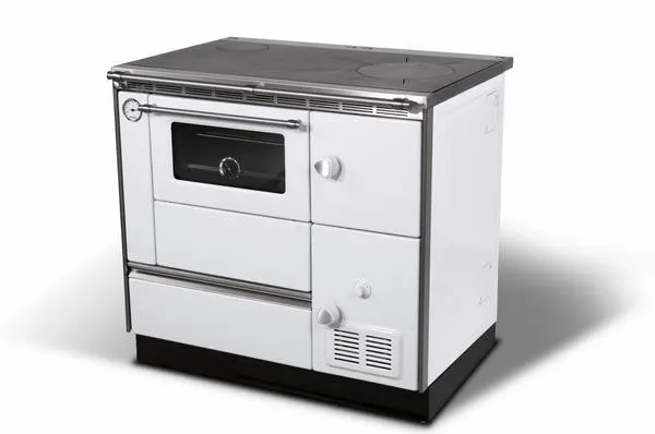 CUISINIERE BOIS ELEGANCE 13.8KW BLC 526350