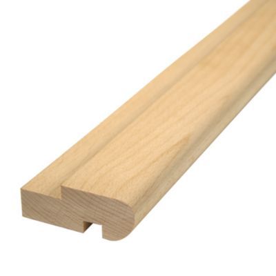 Nez de marche hêtre à visser 26 x 68 mm L.1 m