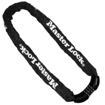 Chaîne antivol en acier Master Lock 90 cm à combinaison