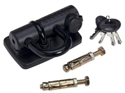 Point d'ancrage master Lock 8287EURDAT avec serrure à clé Ø.10 mm