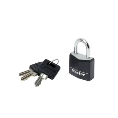 Cadenas MasterLock noir 3 cléfs, 30 mm