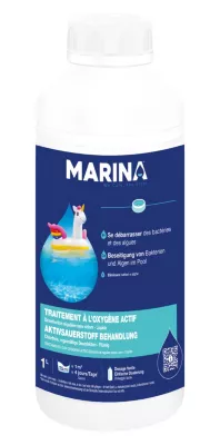 Traitement complet sans chlore 1L Marina