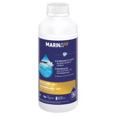 Traitement eau claire 3 en 1 pour spa Marina 1L