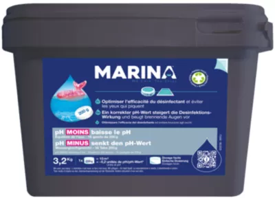 Galets pour Ph moins pour piscine et spa Marina 3,2kg
