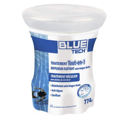 Traitement complet piscines petit diffuseur