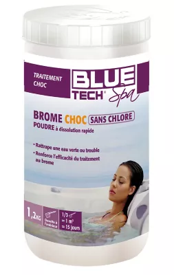 Brome choc sans chlore Spa Blue Tech 1,2kg