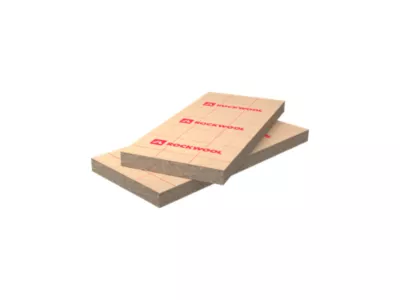 Panneau laine de roche Rockwool Rockmur kraft - 0,6 x 1,35 m ép.100 mm (lot de 8 panneaux)