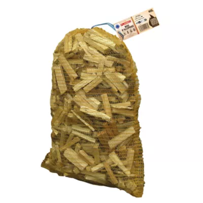 Bois d’allumage Flamino – filet de 40L – bois tendre ultra sec ≤15 % prêt à l’emploi – allumage rapide – idéal poêle, insert, cheminée, et barbecue