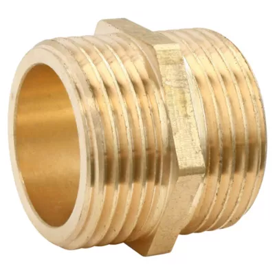 Mamelon laiton double Mâle 8/13 (1/4")