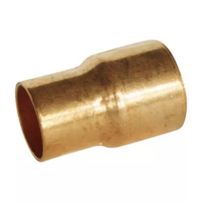 Image principale de Manchon à souder réduit pour tube cuivre mâle Ø22 femelle Ø18, lot de 2