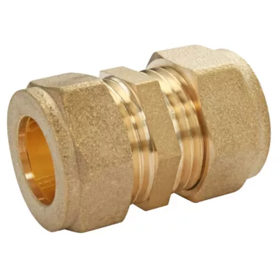 Image principale de Jonction égal bicône à bague laiton pour tube cuivre Ø14