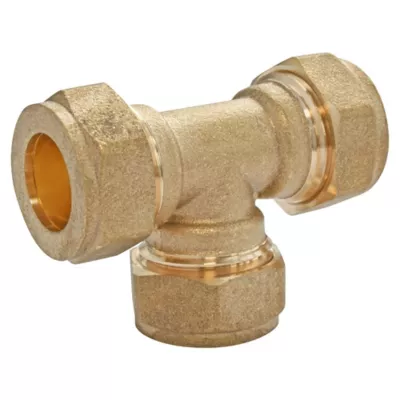 Image principale de Té égal bicône pour tube cuivre Ø14 mm Somatherm for you