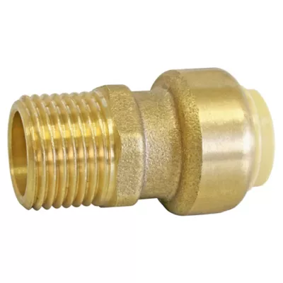Raccord à clipser pour tube cuivre Ø14 - mâle 20/27 (3/4")