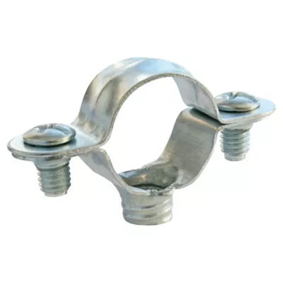 Collier de fixation simple pour tube cuivre Ø14 mm, lot de 2
