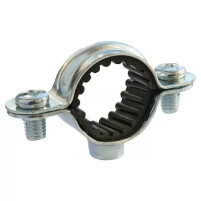 Image principale de Collier de fixation simple isophonique pour tube Ø22 mm, lot de 10
