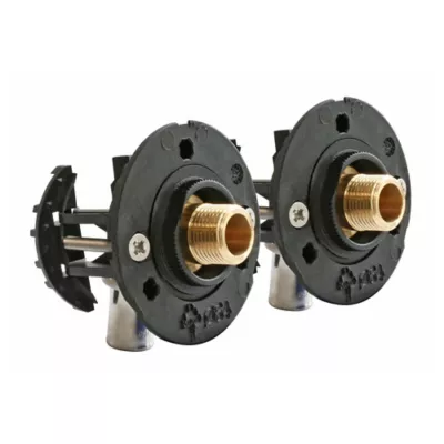 Image principale de Fixation pour robinetterie Lavabo pour PER Ø16 raccord à sertir sortie mâle 12/17 (3/8")