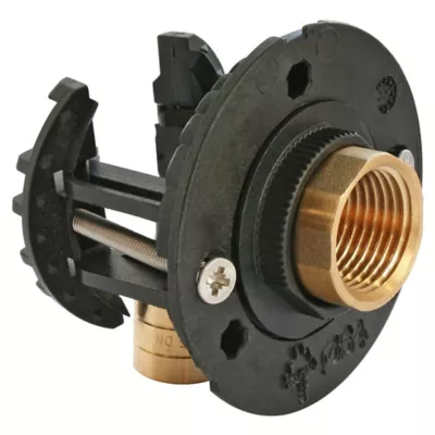 Image principale de Fixation pour robinetterie Machine à laver pour PER Ø16 raccord à glissement sortie femelle 15/21 (1/2")