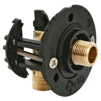 Image principale de Fixation pour robinetterie de WC pour PER Ø12 raccord à glissement sortie mâle 12/17 (3/8")