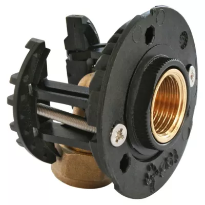 Image principale de Fixation pour robinetterie Machine à laver pour PER Ø12 raccord à compression sortie femelle 15/21 (1/2")