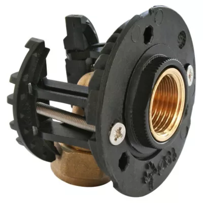 Image principale de Fixation pour robinetterie Machine à laver pour PER Ø16 raccord à compression sortie femelle 15/21 (1/2")