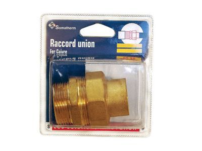Raccord union fer/cuivre F33x42 Ø28 mm