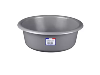 Bassine cuvette ronde 4L coloris gris charbon