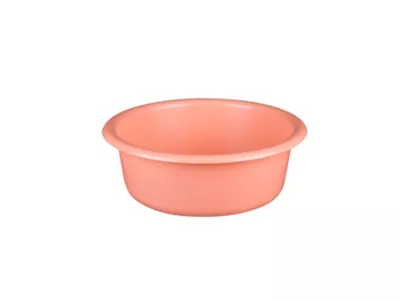 Bassine cuvette ronde 4L coloris pêche