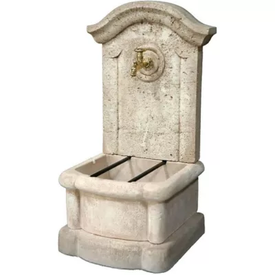 Fontaine de jardin Penez Herman Méridionale en pierre reconstituée H.104 cm