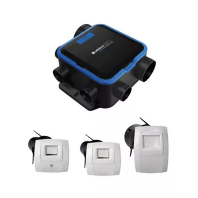 Image principale de Kit VMC simple flux hygroréglable Aldes Easyhome Compact classic