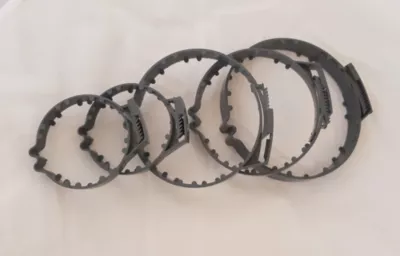 Collier de fixation Aldès Easy Ø80, Ø125, Ø160 mm, 5 pièces