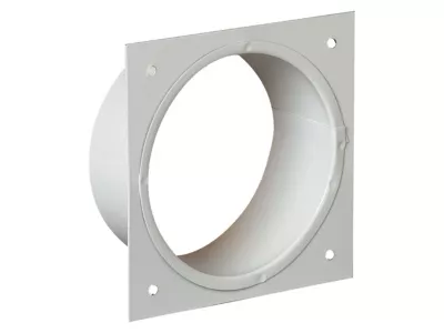 Platine de raccordement mural Aldes ø100 mm