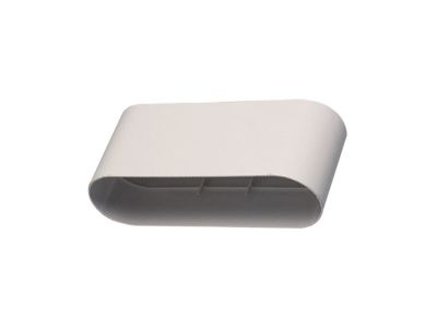 Raccord droit Aldes 100 x 40 mm pour gaine plate
