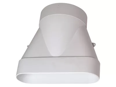 Raccord droit 100 x 40 Aldes pour gaine ø80 mm